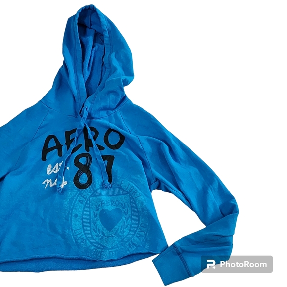 Aeropostale hoodie size medium blue - Picture 2 of 6